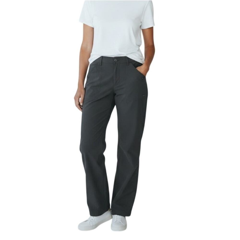 MARMOT Roll Up Hiking Pants Women 6 Gray Straight Outdoor Travel Everyday Grunge